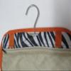 25" Women's Hanging Cosmetic Bag - Zebra Orange Trim view 3