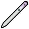Mont Bleu Crystal Nail File Hand Decorated with Crystals - Universal Size - Handmade - Czech Tempered Glass view 2