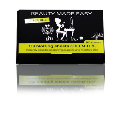 Oil Blotting Sheets Green Tea of Beauty made easy