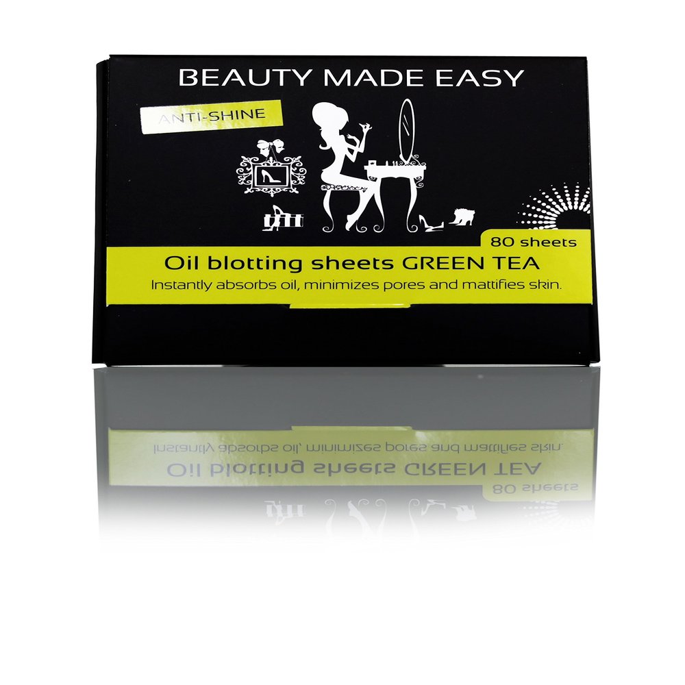 Oil Blotting Sheets Green Tea of Beauty made easy