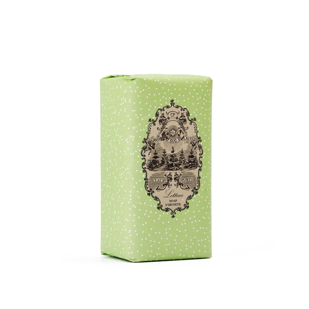 Claus Porto - Spring Lettuce Mini Soap | Soothing, Cleansing, Nourishing | Handcrafted, Aromatic, Fresh (50g | 1.7 oz)