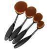 10Pcs Professional Oval Soft Makeup Brush Foundation Powder Cosmetic Puff Brushes view 2