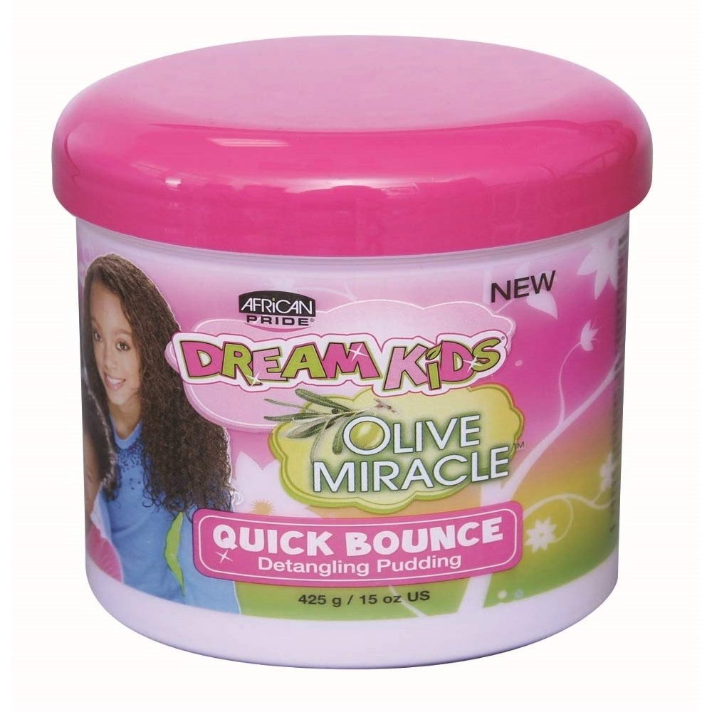 African Pride Dream Kids Olive Miracle Quick Bounce Hair Detangling Pudding 425 g by AFRICAN PRIDE
