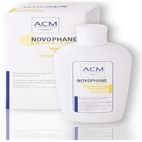ACM Novophane Energisant Anti Hair Loss Treatment Shampoo 200ml, Unscented, Clear, All Ages, Fine Hair, Unisex-Adults