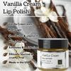 Vanilla Cream Lip Polish, 1 oz by Nabila K - Hydrating Lip Exfoliator & Moisturizer with Honey and Vitamin E for Dry and Chapped Lips - Cruelty-Free, Real Sugar, Made in USA view 2