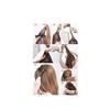 2PCS Women Lady Girl Magic Hair Styling Clip Do Beehive Hair Styler Tool Charming Bump It Up Volume Inserts Stick Bun Maker Hair Comb Hair Accessories (Black) view 4