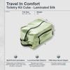 COCOON - Premium - Toiletry Kit Cube - Laminated Silk - Light Green view 3