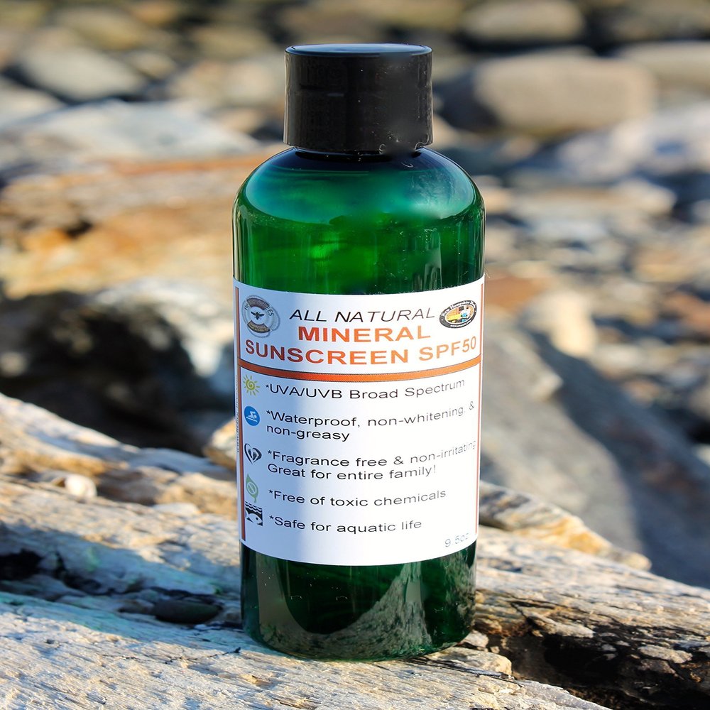 All-Natural Mineral Broad Spectrum UVA/UVB Sunscreen SPF 50 10oz