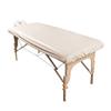 ForPro Professional Collection Waterproof Massage Table Cover, Protective Spa Treatment Sheet Set for Massage Tables, Machine Washable, includes Massage Fitted Sheet and Face Rest Cover, Natural view 1