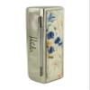 Houder Designer Lipstick Case with Mirror for Purse - Decorative Lipstick Holder with Gift Box - Velvet Lined - Protect Your Lipsticks in Style (Blue Flowers) view 3
