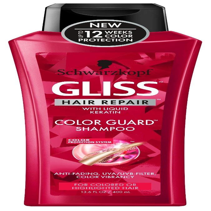 Gliss Shampoo Color Guard 13.6 Ounce (400ml) (2 Pack)