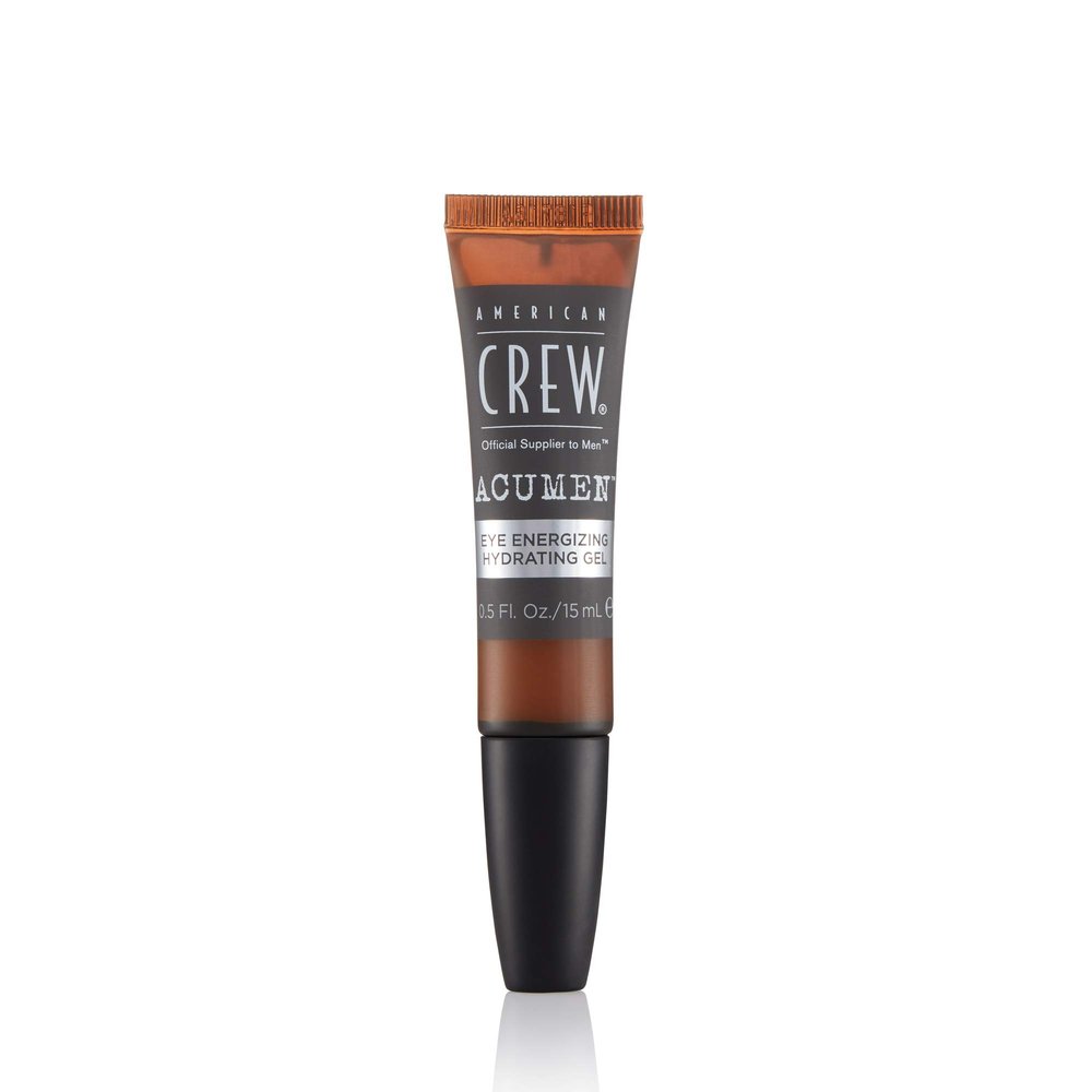 American Crew Men's Eye Hydrating Gel, Energizing Oil-Free Gel to Minimize Puffiness and Reduce Dryness, 0.5 Fl Oz