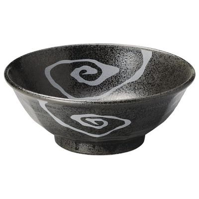 Chinese Open Hakuun Dragon Shaving 7.0 Bowl, 8.5 x 3.3 inches (21.7 x 8.4 cm), Restaurant, Ryokan, Japanese Tableware, Restaurant, Commercial Use