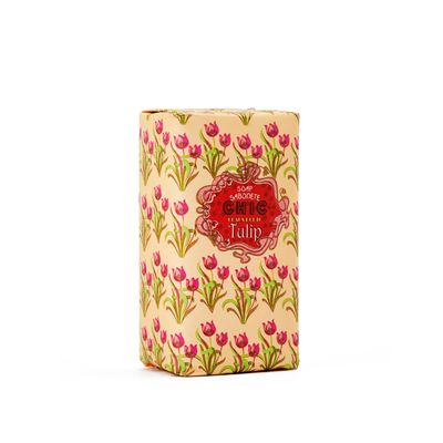 Claus Porto - Chic Tulip Mini Soap | Soothing, Cleansing, Nourishing | Handcrafted, Aromatic, Floral (50g | 1.7 oz)
