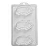 6 Cavity Pigs Soap/Bath Bomb Mould Mold M59 x 10 view 1