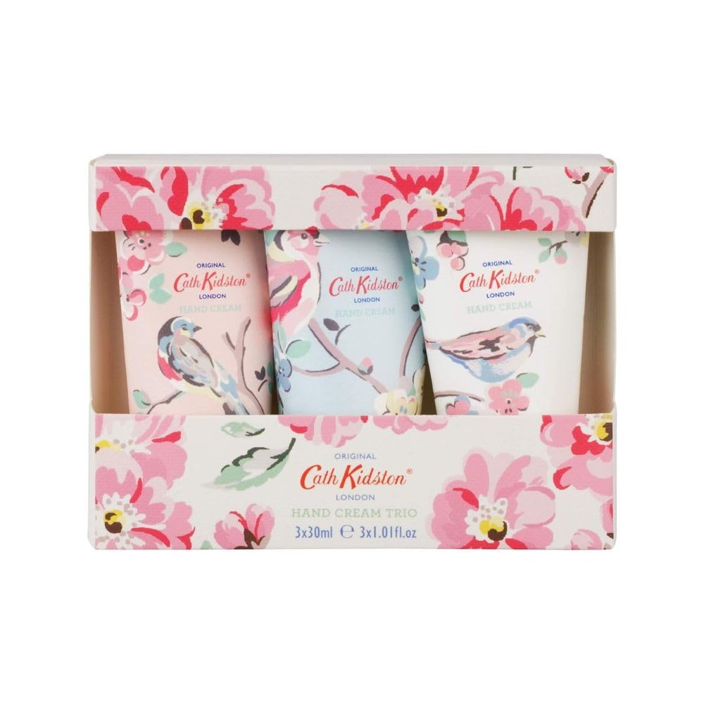 Cath Kidston Assorted Blossom Birds Hand Cream Trio, 3 x 30 ml