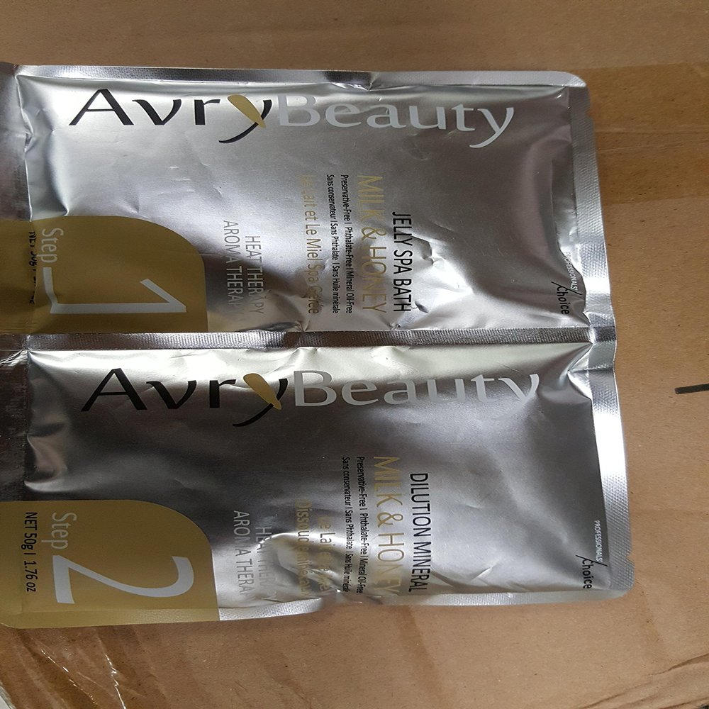 Avry Jelly Spa Pedicure Pedi Foot Bath Set - MILK & HONEY