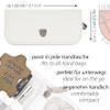 3 Swords Germany - brand quality 5 piece manicure pedicure grooming kit set for professional finger & toe nail care scissors clipper genuine leather white case in gift box, Made in Germany view 4