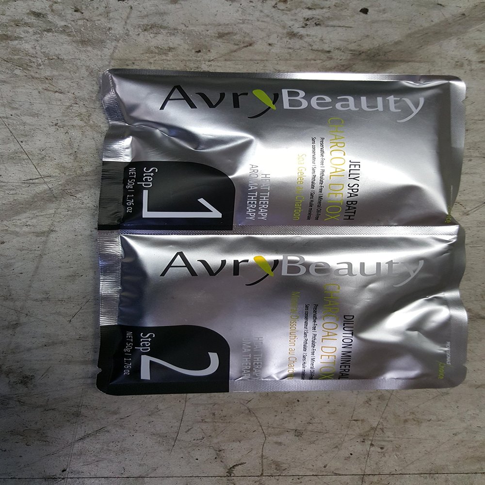 Avry Jelly Spa Pedicure Pedi Foot Bath Set - CHARCOAL DETOX