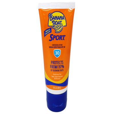 Banana Boat Sport Sunscreen Lotion SPF 30, 3 FL OZ
