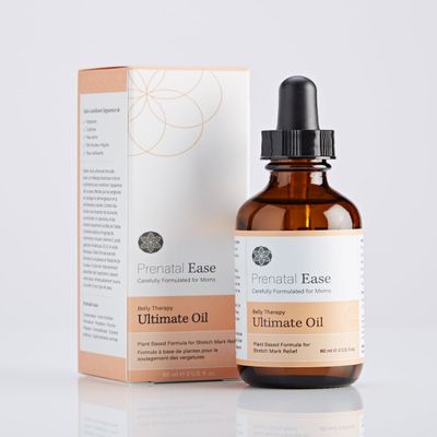 Prenatal Ease Belly Therapy Ultimate Oil  2 Pack | Plant-Based Body Oil for Stretch Marks & Itchy Skin | Pregnancy Belly Oil for Moms | (2 x 2 oz Bottles)