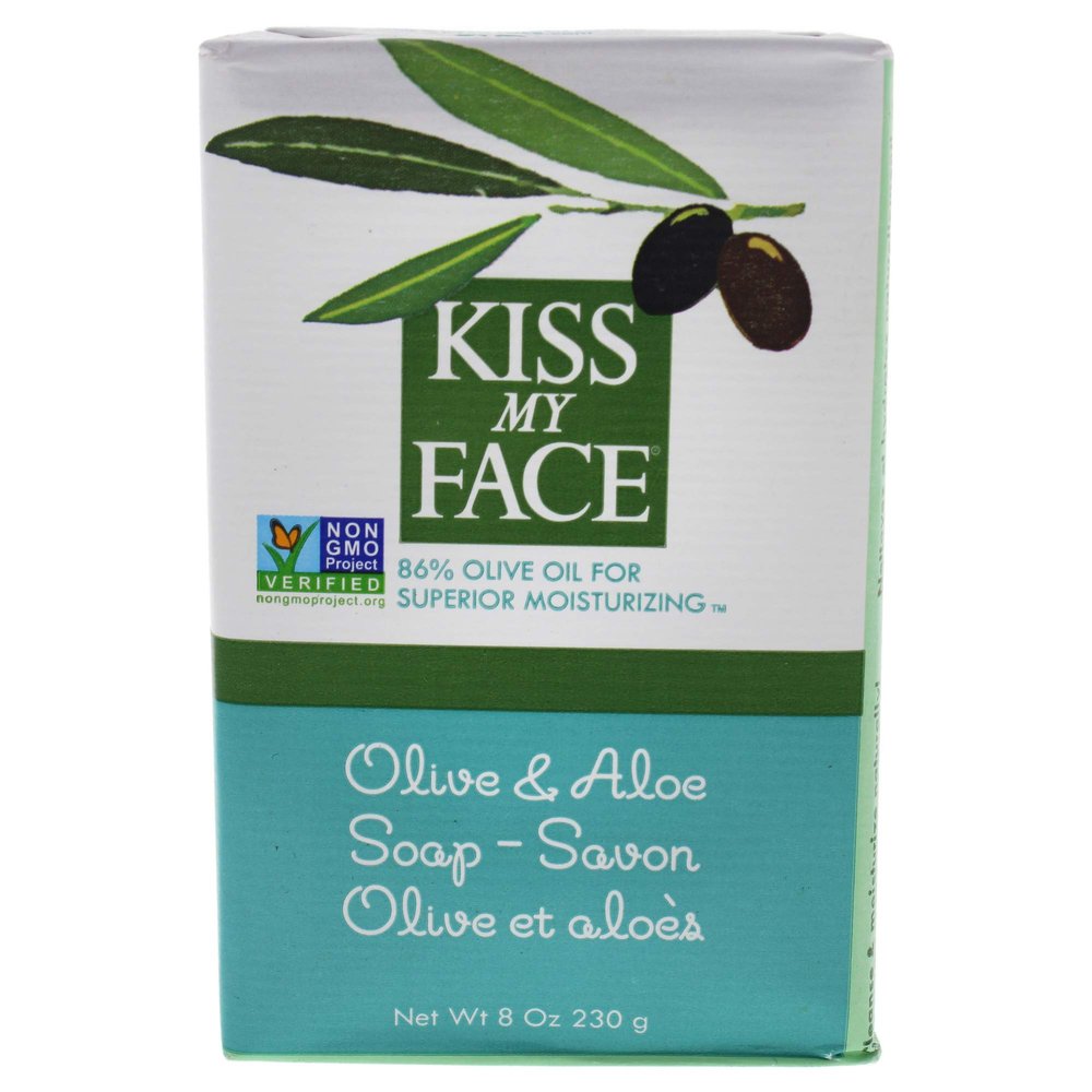 Kiss My Face Olive and Aloe Bar Soap Unisex Soap 8 oz