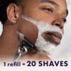 Gillette ProGlide Shield Razor for Men, Handle + 2 Blade Refills view 3