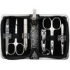 3 Swords Germany - brand quality 6 piece manicure pedicure kit set for professional finger & toe nail care with synthetic leather case - Made in Germany - snake optics view 1