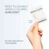 100 Bulk Pack Luxurious Makeup Remover Wipes, Guest Bathroom Essentials for Weddings, Restaurants, Bars & Clubs  Gray, Travel-Size, Disposable view 2