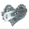 Sparkly Crystal Heart Flower Alligator Hair Clip ~ Purple view 2