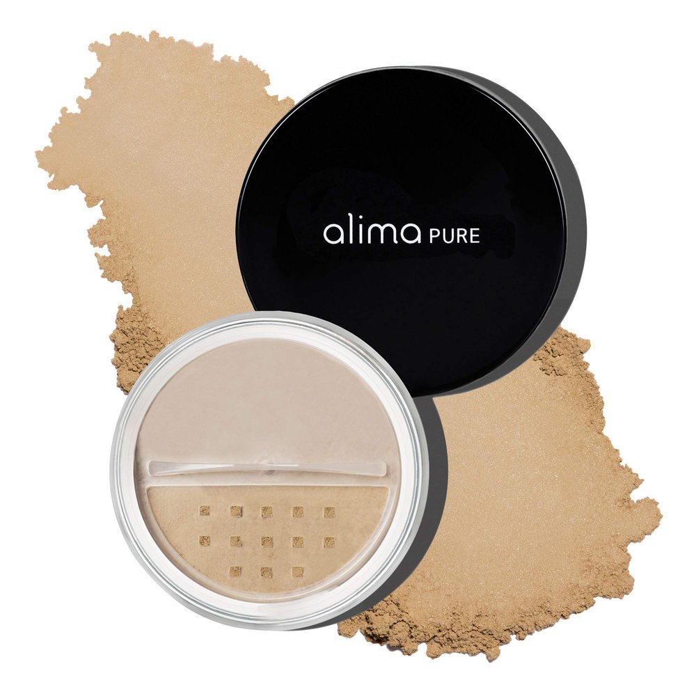 Alima Pure Matte Foundation Loose Mineral Powder Foundation Makeup, Loose Powder Makeup Oil Free Talc Free Powder, Natural Makeup Mineral Foundation Full Coverage Natural Foundation Powder .15 oz/4.5g