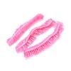 100Pcs Shower Caps Disposable Waterproof Caps Bathing Shower Hair Caps Hats for Travel,Hotel,Spa and Hair Salon,Pink view 3