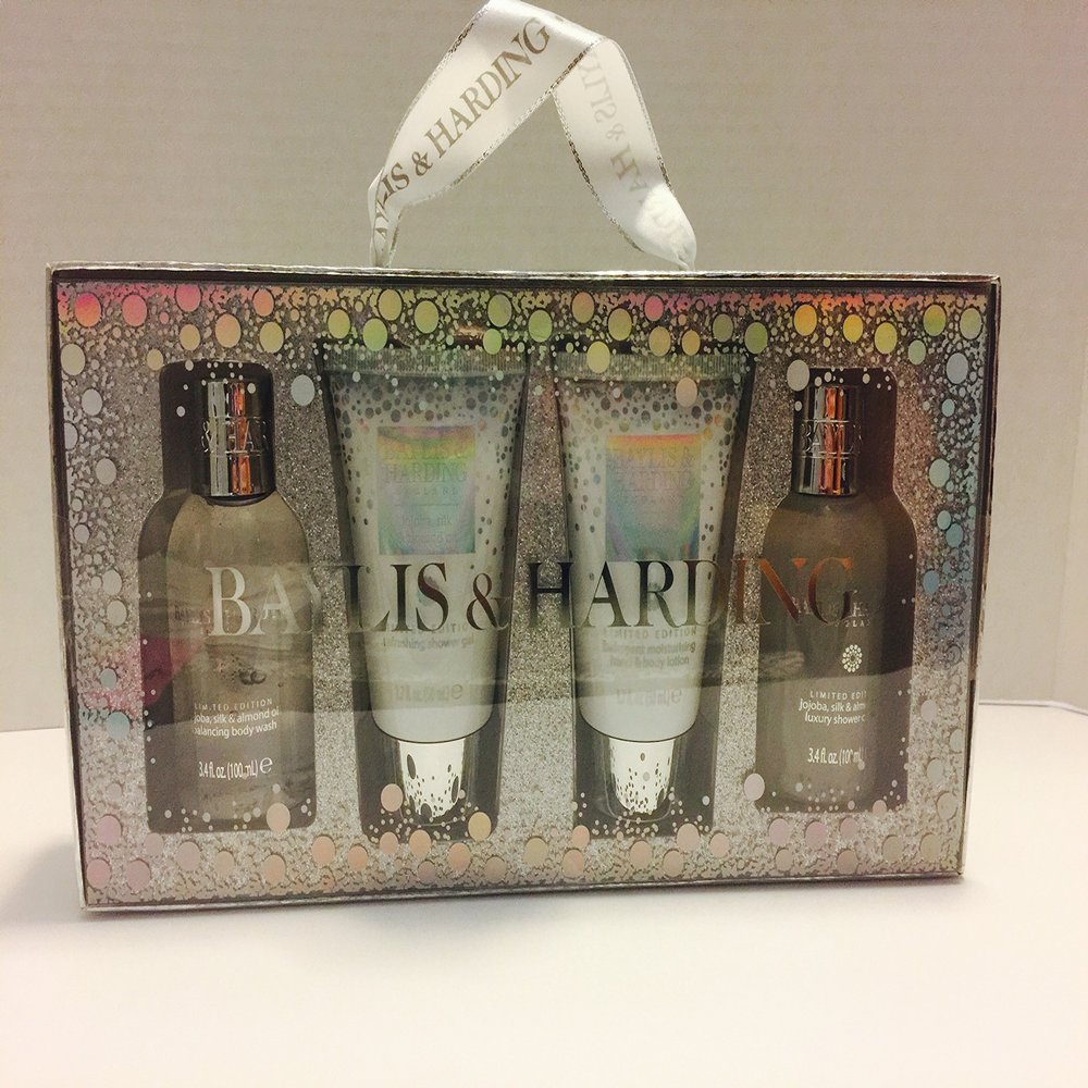 Baylis and Harding Jojoba, Silk & Almond Bathing Essentials Collection Set by Baylis & Harding