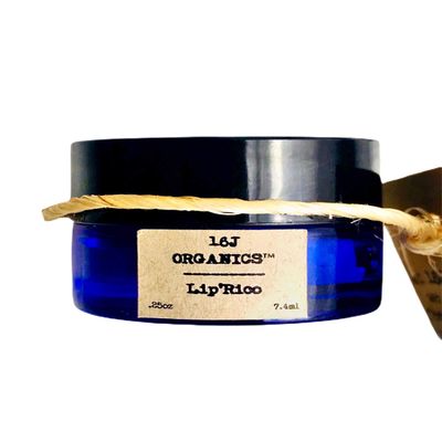 16J Organics Lip Balm- LipRico- Organic 100% Natural - Treat Your Lips Day & Night With All Food Grade Ingredients