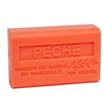 French Soap With Shea Butter - Maison du Savon - Peach 125g