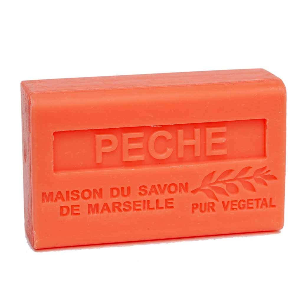 French Soap With Shea Butter - Maison du Savon - Peach 125g