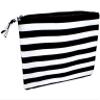 Darice Fabric Zipper Pouch Blk/Wht Fashion Bags ZipperPouchBlk/Wh view 1