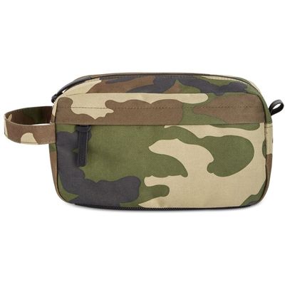 Perry Ellis Mens Square Toiletry Travel Tote Luggage, Green, Extra Small (16 in. & Under)