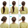 Anhua Girls and Womens Doughnut Hair Styling Tool, Pack of 2, Hair Bun Maker [Brown], French Twist, Hair Bun Styling, Braid Holder Tool (Perfect for Long and Thick Hair) view 4