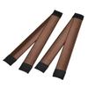 AnHua 2-pack girls ladies hair styling tool donut hair bun maker [brown] french twist hair bun styling braid holder tool (perfect for long and thick hair) view 1