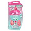 Wilkinson Sword Quattro for Women Sensitive Disposable Razors x3 view 1