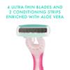 Wilkinson Sword Quattro for Women Sensitive Disposable Razors x3 view 4
