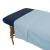 Body Linen Comfort Deluxe Flannel Massage Table Flat Sheet. Premium Quality 100% Cotton Massage Therapy Table Flat Sheet. 61 x 101 Inches - Color: Blue view 2
