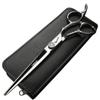 6/7-Inch Professional Hair Scissors Haircut Rose Pattern Hair Scissors Styling Tools Japanese Stainless Steel Scissor Set (7-in cutting scissors) view 1