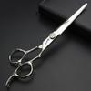 6/7-Inch Professional Hair Scissors Haircut Rose Pattern Hair Scissors Styling Tools Japanese Stainless Steel Scissor Set (7-in cutting scissors) view 3
