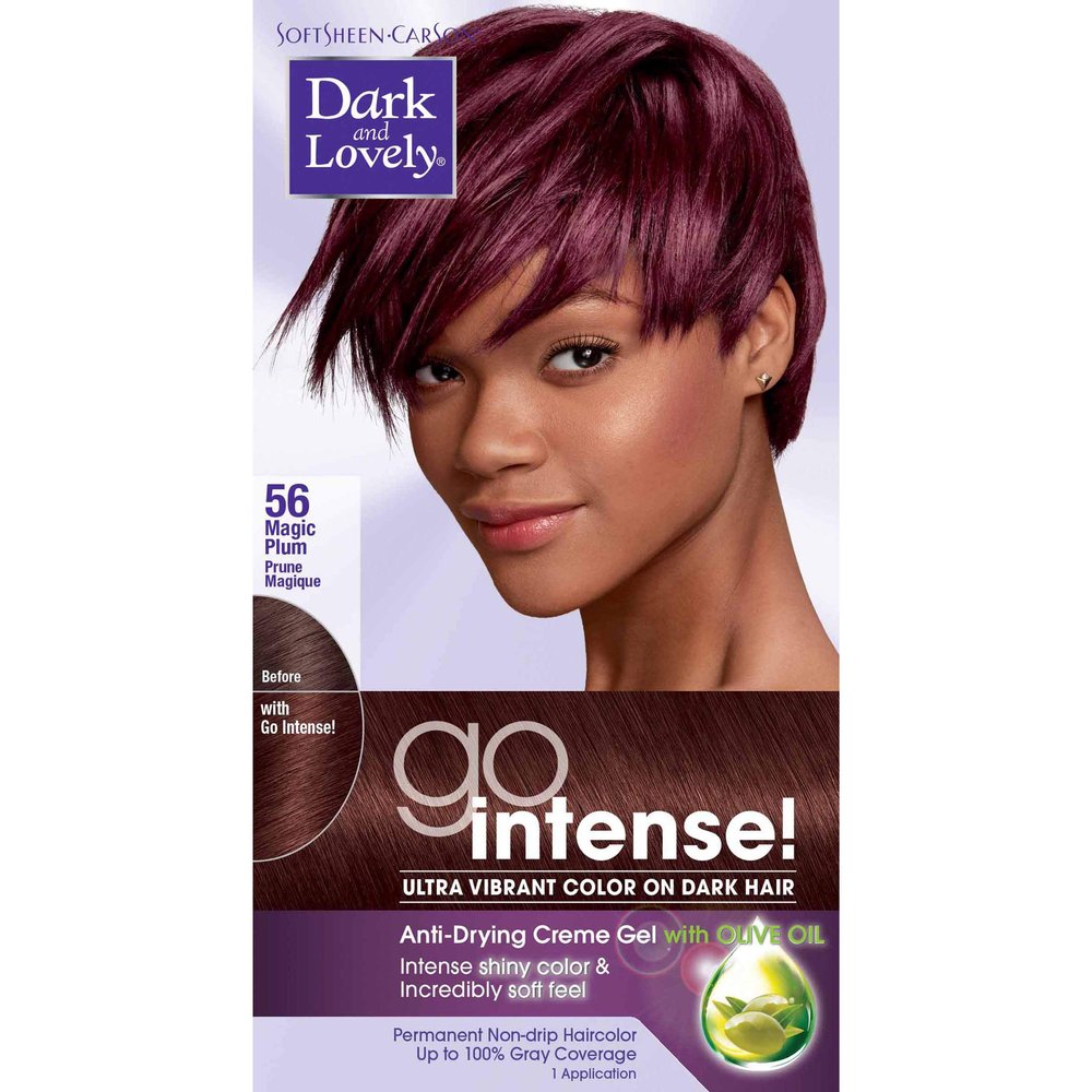 SoftSheen-Carson Dark and Lovely Go Intense! Intense Conditioning Creme Gel with Olive Oil, Passion Plum