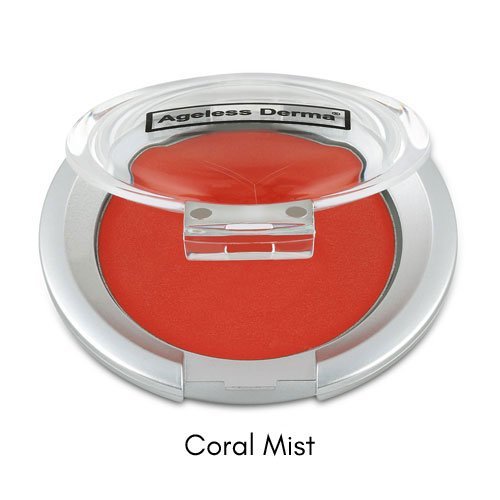 Ageless Derma Mineral Cream Blush (Coral) Gluten and Paraben Free