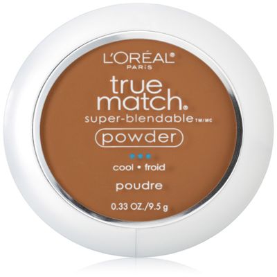 L'Oral Paris True Match Super-Blendable Powder, Nut Brown, 0.33 oz.