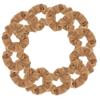 12 Pack Solid Hair Ties Scrunchies (LIght Brown) view 1