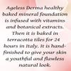 Ageless Derma Mineral Baked Foundation Makeup- A Vegan -Paraben - Gluten and Cruelty Free Powder Foundation (Mega Beige) view 4